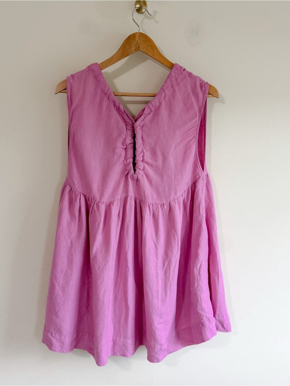 Free People Sleeveless Pink Dress Tunic Top
